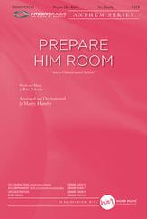 Prepare Him Room SATB choral sheet music cover